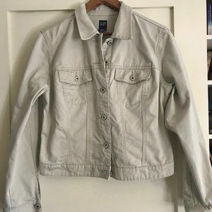 Gap women's khaki jean jacket